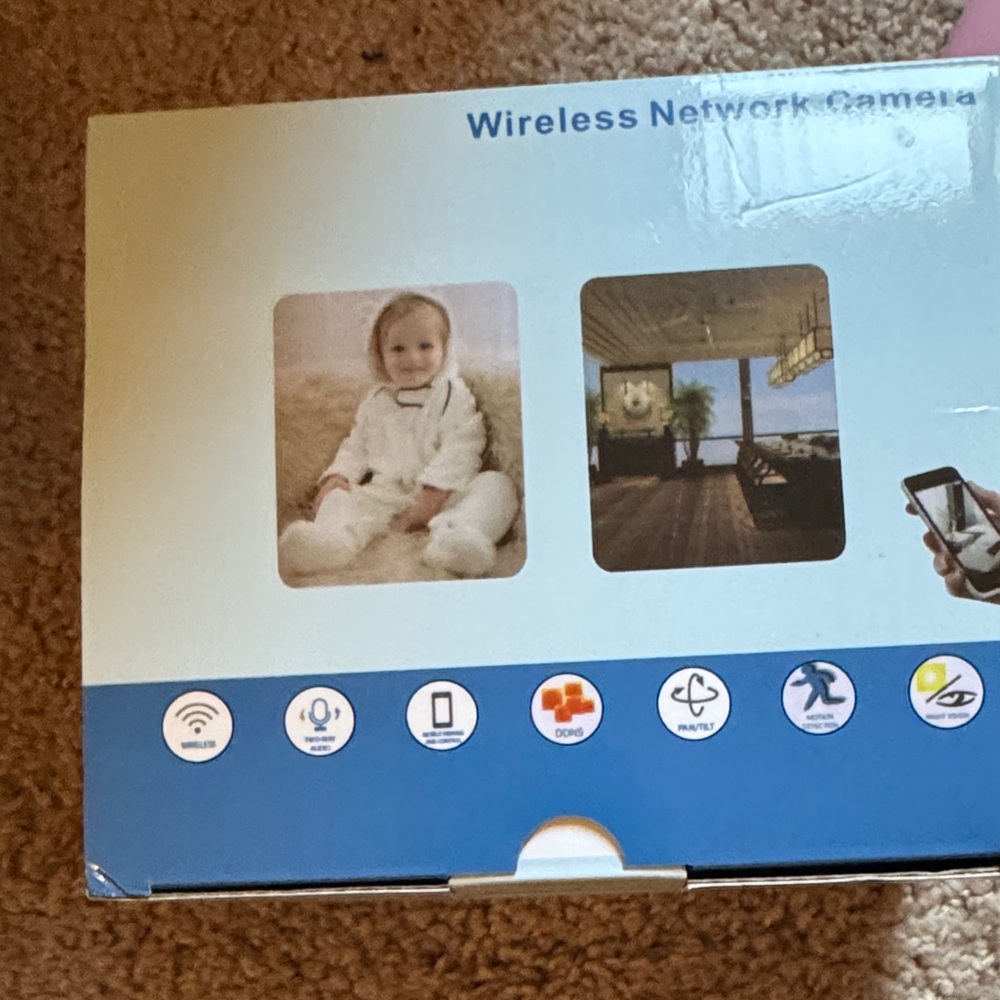 Wireless Network Camera - Blue